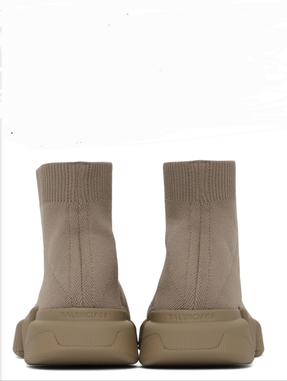 BALENCIAGA Taupe Speed 2.0 Sneakers - Picture 4 of 16
